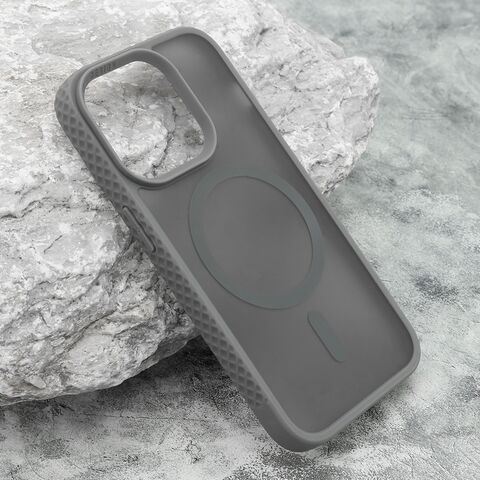 Zastitna maska (futrola) RUGGED MagSafe - iPhone 15 Pro (6.1) siva (MS).