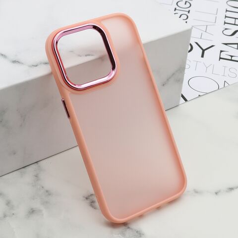 Zastitna maska (futrola) SHINING CAMERA - iPhone 14 Pro (6.1) roze (MS).
