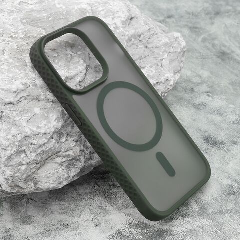 Zastitna maska (futrola) RUGGED MagSafe - iPhone 13 Pro (6.1) tamno zelena (MS).