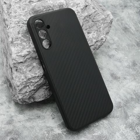 Zastitna silikonska maska (futrola) CARBON LIGHT - Samsung A245 Galaxy A24 4G crna (MS).