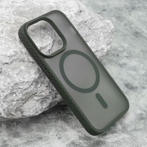 Zastitna maska (futrola) RUGGED MagSafe - iPhone 14 Pro (6.1) tamno zelena (MS).