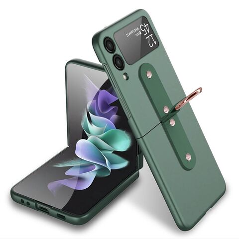 Zastitna maska (futrola) Slim PC Protective - Samsung F771B Galaxy Z Flip3 tamno zelena (MS).