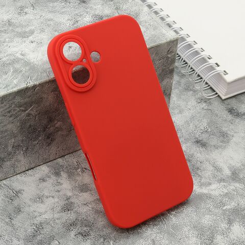 Zastitna silikonska maska (futrola) Pro Camera - iphone 16 (6.1) crvena (MS).