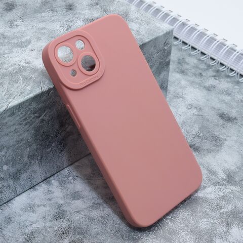 Zastitna silikonska maska (futrola) Pro Camera - iPhone 14 (6.1) roze (MS).