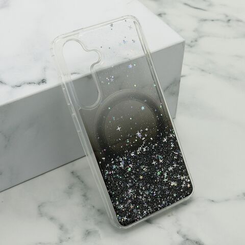 Zastitna maska (futrola) Simple Sparkle MagSafe - Samsung S921 Galaxy S24 5G crna (MS).