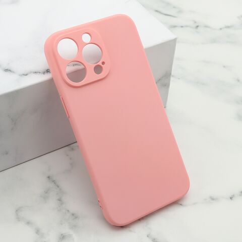 Zastitna maska (futrola) Soft Silicone - iPhone 15 Pro Max (6.7) roze (MS).
