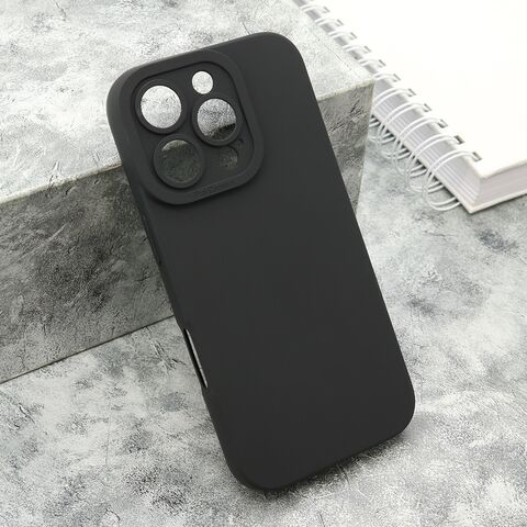 Zastitna silikonska maska (futrola) Pro Camera - iPhone 16 Pro (6.3) crna (MS).