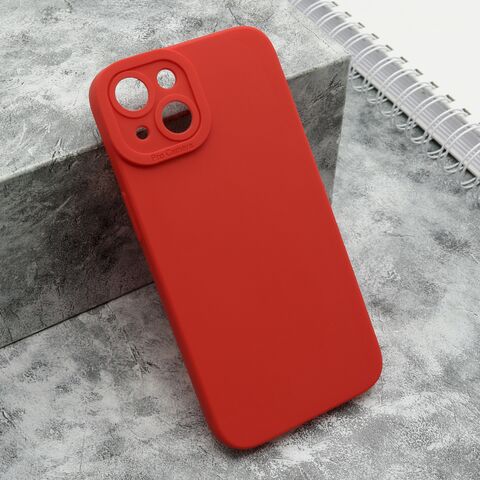 Zastitna silikonska maska (futrola) Pro Camera - iPhone 14 (6.1) crvena (MS).