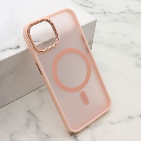 Zastitna maska (futrola) SILKY MAGSAFE II - iPhone 14 (6.1) roze (MS).