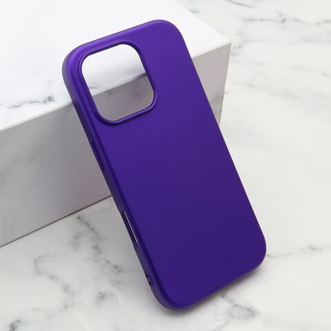 Zastitna maska (futrola) Soft Silicone - iPhone 16 Pro (6.3) ljubicasta (MS).