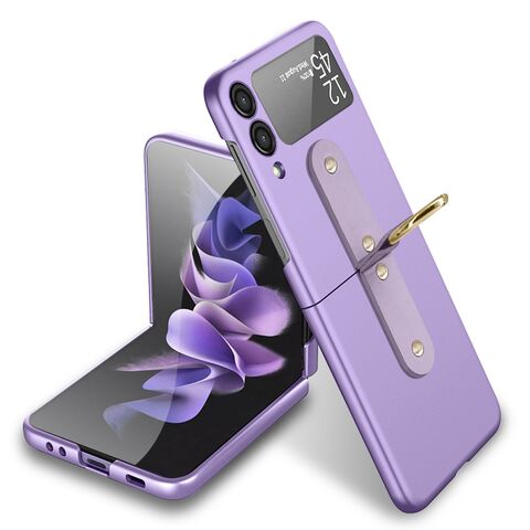 Zastitna maska (futrola) Slim PC Protective - Samsung F771B Galaxy Z Flip3 ljubicasta (MS).