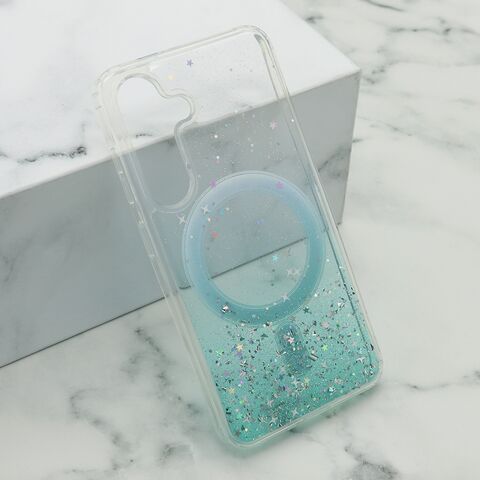 Zastitna maska (futrola) Simple Sparkle MagSafe - Samsung S921 Galaxy S24 5G zelena (MS).