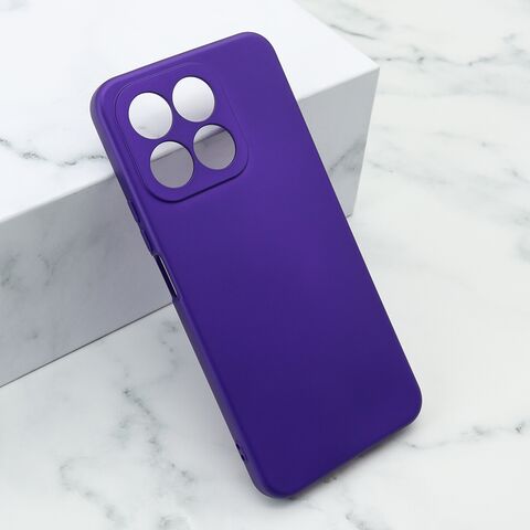 Zastitna maska (futrola) Soft Silicone - Huawei Honor X8a ljubicasta (MS).