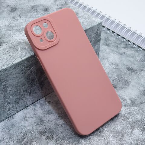 Zastitna silikonska maska (futrola) Pro Camera - iPhone 14 Plus (6.7) roze (MS).