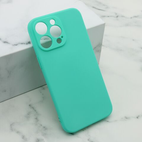 Zastitna maska (futrola) Soft Silicone - iPhone 15 Pro Max (6.7) mint (MS).