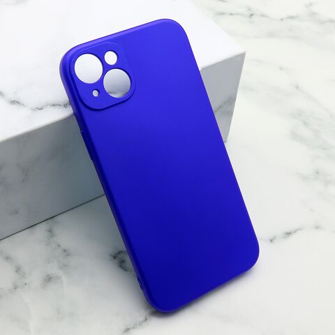 Zastitna maska (futrola) Soft Silicone - iPhone 15 Plus plava (MS).