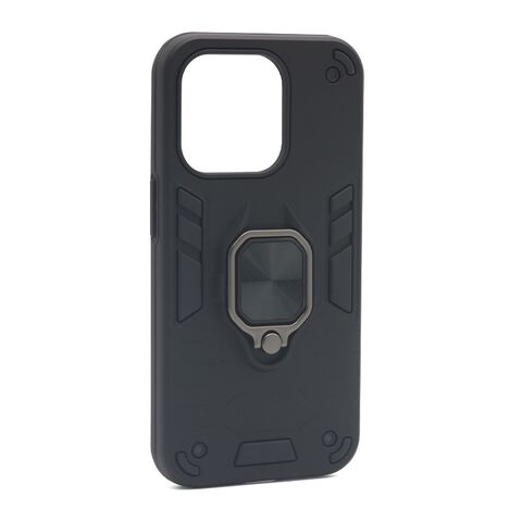 Zastitna maska (futrola) Square ring - iPhone 14 Pro crna (MS).