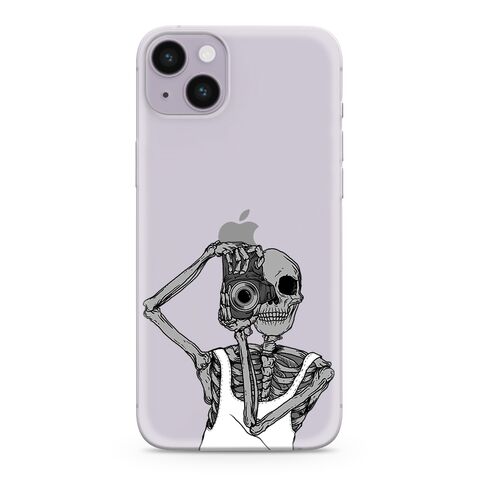 Zastitna ultra tanka (skin) maska / futrola PRINT CLEAR - iPhone 14 Plus (6.7) ND0302 (MS).