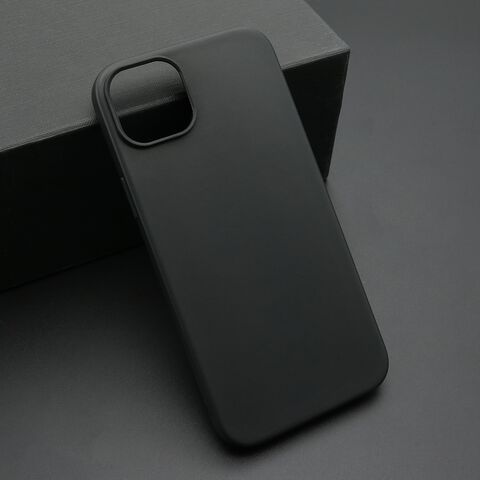 Zastitna ultra tanka (skin) maska / futrola KOLOR - iPhone 15 Plus crna (MS).