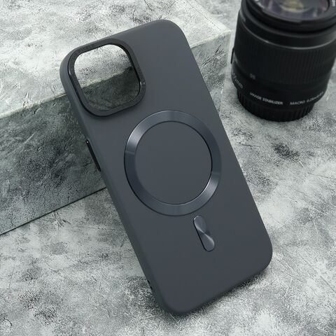 Zastitna maska (futrola) TRUE COLOR MAGSAFE - iPhone 15 siva (MS).