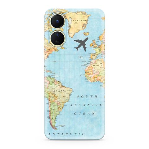 Zastitna ultra tanka (skin) maska / futrola PRINT CLEAR - Vivo Y16 ND0298 (MS).