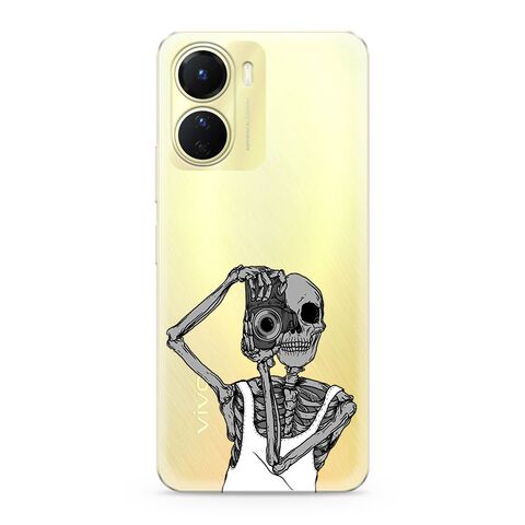 Zastitna ultra tanka (skin) maska / futrola PRINT CLEAR - Vivo Y16 ND0302 (MS).
