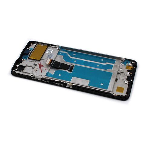 LCD displej (ekran) - Huawei P Smart (2021)/Y7a + Touch screen + okvir crni (MS).