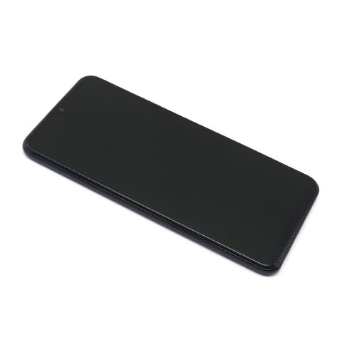 LCD displej (ekran) - Huawei P30 Lite/Nova 4E + Touch screen + okvir APLONG Original Material crni (48MPX) (MS).