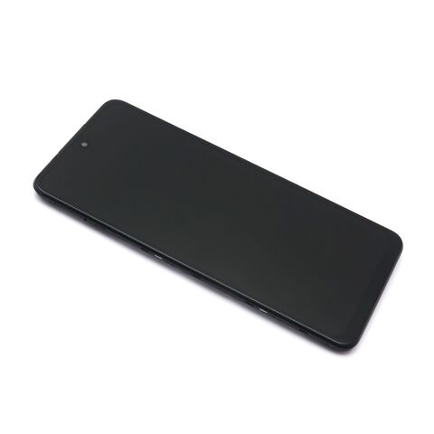 LCD displej (ekran) - Huawei P Smart (2021)/Y7a + Touch screen + okvir APLONG Original Material crni (MS).