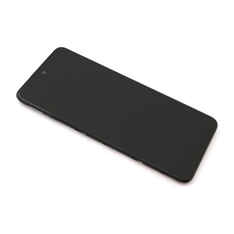 LCD displej (ekran) - Huawei P Smart (2021) + Touch screen + baterija + okvir Full ORG crni (02354ADC) (MS).