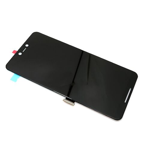 LCD displej (ekran) - Google Pixel 3 XL + Touch screen crni ORG (MS).