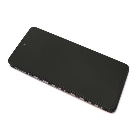 LCD displej (ekran) - Motorola Moto G04 + Touch screen + okvir crni ORG (MS).