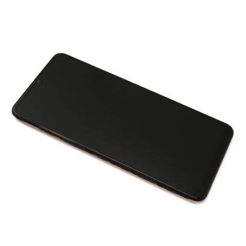 LCD displej (ekran) - Samsung A047 Galaxy A04s + touchscreen + okvir full ORG crni (GH82-29805A/29806A) (MS).