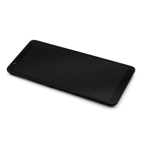 LCD displej (ekran) - Samsung A013 Galaxy A01 Core + Touch screen + okvir crni Full ORG EU (GH81-18209A) (MS).