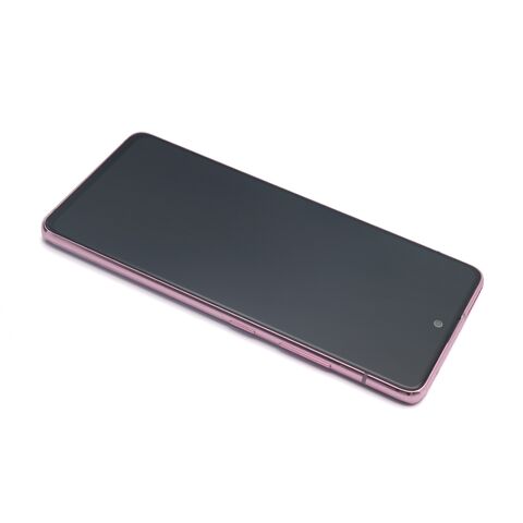 LCD displej (ekran) - Samsung A516 Galaxy A51 5G + Touch screen + okvir pink Full ORG EU (GH82-23124C/23100C/22945C) (MS).
