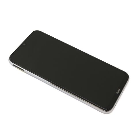 LCD displej (ekran) - Xiaomi Redmi Note 8 (2019/2021) + Touch screen + okvir Full ORG beli (white) (5600040C3J00) (MS).