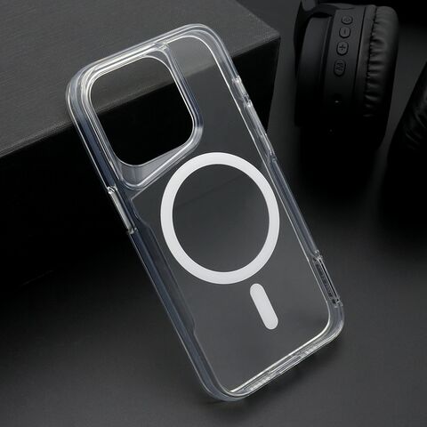 Zastitna maska (futrola) AURA MagSafe - iPhone 15 Pro (6.1) bela (MS).