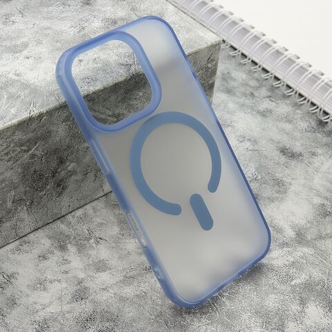 Zastitna maska (futrola) BLURRY MagSafe - iPhone 16 Pro (6.3) plava (MS).