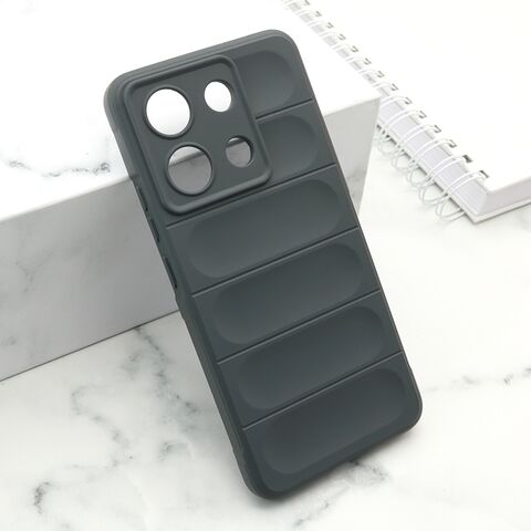 Zastitna maska (futrola) BUILD - Xiaomi Redmi Note 13 4G tamno siva (MS).