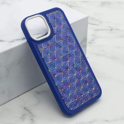 Zastitna maska (futrola) CRYSTAL SPARK - Iphone 14 (6.1) plava (MS).