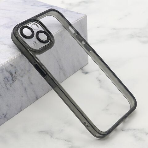 Zastitna maska (futrola) DIAMOND LENS - iPhone 15 crna (MS).