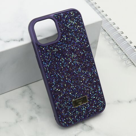Zastitna maska (futrola) DIAMOND SELECTION - iPhone 14 (6.1) ljubicasta (MS).