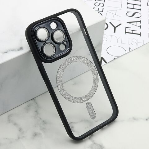 Zastitna maska (futrola) DIAMOND MagSafe - iPhone 14 Pro (6.1) crna (MS).
