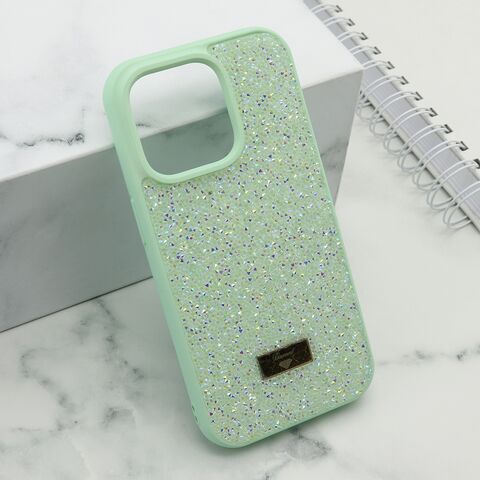 Zastitna maska (futrola) DIAMOND SELECTION - iPhone 14 Pro (6.1) mint (MS).