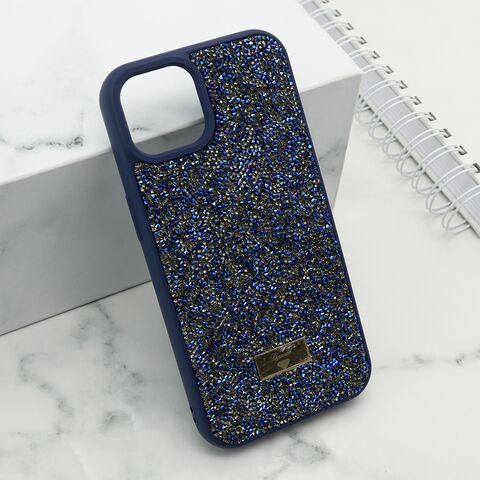 Zastitna maska (futrola) DIAMOND SELECTION - iPhone 14 (6.1) plava (MS).