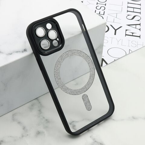 Zastitna maska (futrola) DIAMOND MagSafe - iPhone 12 Pro crna (MS).