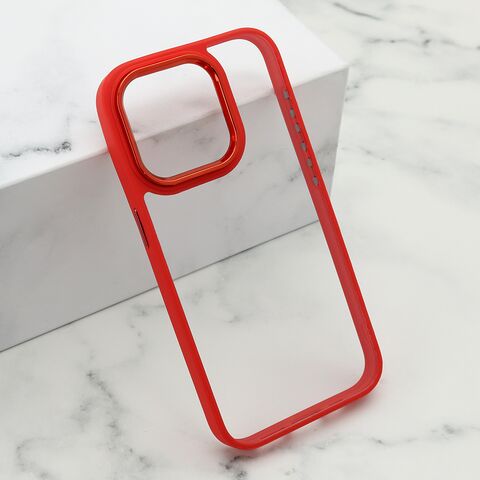 Zastitna maska (futrola) ELEGANT EDGE - iPhone 15 Pro (6.1) crvena (MS).