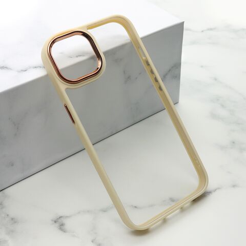 Zastitna maska (futrola) ELEGANT EDGE - iPhone 14 (6.1) bela (MS).