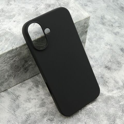 Zastitna maska (futrola) GENTLE COLOR - iphone 16 (6.1) crna (MS).