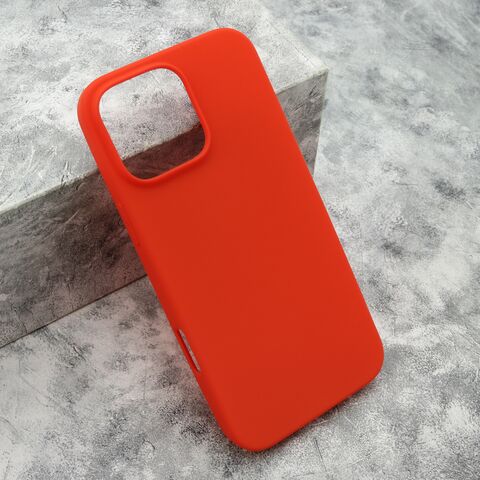 Zastitna maska (futrola) GENTLE COLOR - iPhone 16 Pro Max (6.9) crvena (MS).